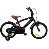 2Cycle Flits - Zwart - Jongensfiets 4 tot 6 jaar kinderfiets