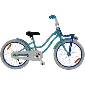 2Cycle Lady - Blauw - Meisjesfiets 6 tot 8 jaar kinderfiets