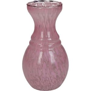 Kruiken En Flessen - Vase Gl Pink - Breed 8cm Diep 8cm Hoog 15cm - Willekeurig 1
