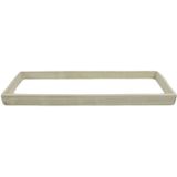 Plateaus - Houten Tray Rechthoek White-was - Breed 42cm Diep 14cm Hoog 3cm