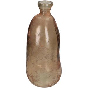 Kruiken En Flessen - Vase Recycled Gl Beige - Breed 22cm Diep 22cm Hoog 51cm - Willekeurig 1