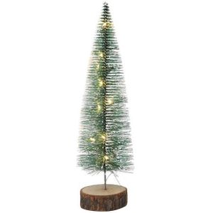 Kerstverlichting - Xmas Tree W/led Light Green - Hoog 25cm