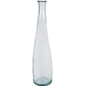 Glazen Vazen En Flessen - Vaas Glas Blues - Breed 18cm Hoog 80cm