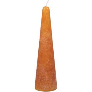 Kaarsen - Pc. 1 Cone Candle Frosted 28 Hrs. Copper 50x200mm