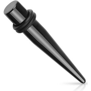 Zwarte titanium plated stretcher - 5 mm
