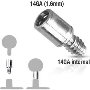 Chirurgisch stalen intern geschroefd verlengstuk van 4 mm
