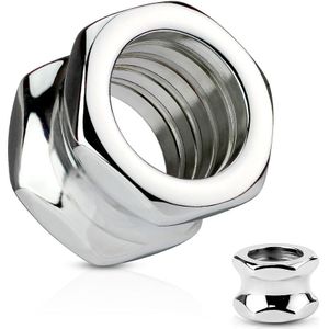 Chirurgisch Stalen Saddle-fit Tunnel met Schroef Patroon – 10 mm