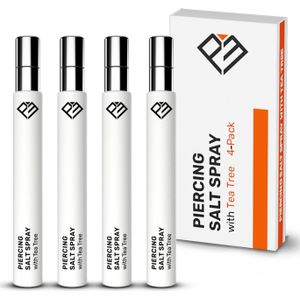 4-pack Zout Sprays met Tea Tree