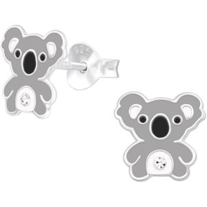 Kind oorbelletjes van zilver met Koala