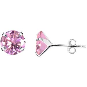 Geboortestenen Oor Studs van Sterling Zilver - 4 mm - Oktober