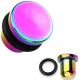 Gekleurde plug voor het stretchen - Goud - 10 mm