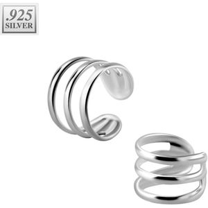 Driedubbele nep .925 sterling zilveren helix piercing