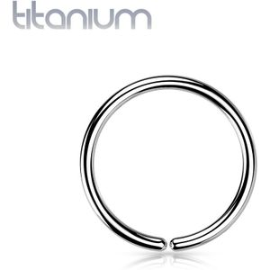Titanium Basic Buigbare Multifunctionele Piercing Ring - 0.8 mm - 6 mm