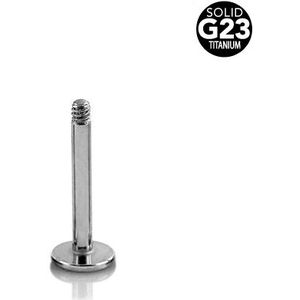 Losse titanium labret staafjes - 1.6 mm - 12 mm