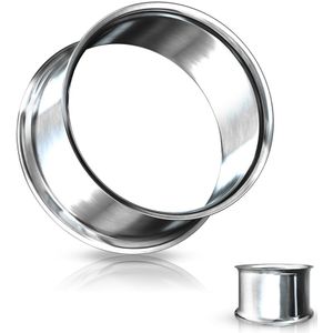 Double flared tunnel van staal - 2 mm