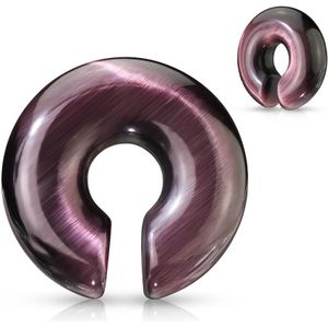 Ronde Hangende Taper van Cat Eye Natuursteen - 8 mm