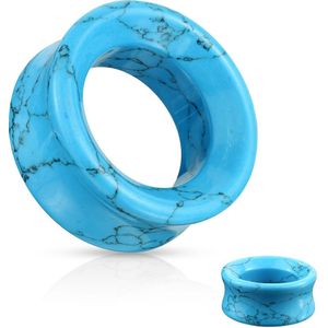 Saddle fit tunnel gemaakt van turkooizen steen – 25 mm