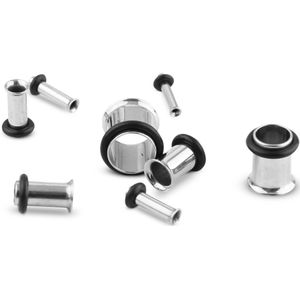 Set tunnels voor het stretchen van 1.6 mm tot 10 mm