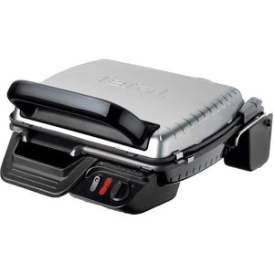 Tefal Ultra Compact GC3050 - Contactgrill - Groot grilloppervlak - Anti-aanbaklaag - 2000W - RVS