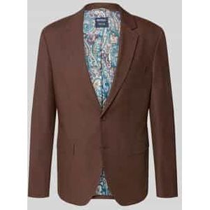 Slim fit colbert met viscose en reverskraag