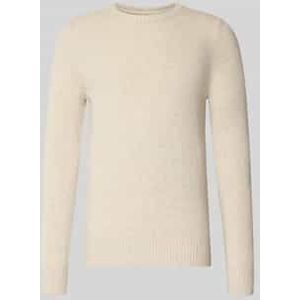 Regular fit gebreide pullover van wolmix