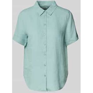 Regular fit overhemdblouse van puur linnen