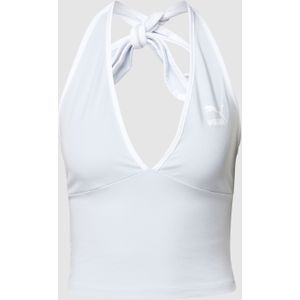 Korte top met halter