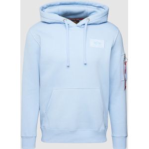 Hoodie met labelpatch