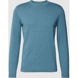 Gebreide pullover met ronde hals