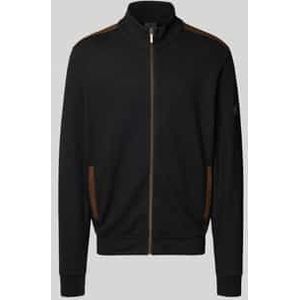 Sweatjack met opstaande kraag, model 'Selanik'