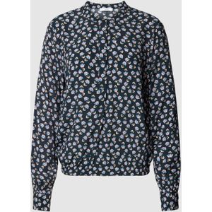 Blouse van viscose met all-over print