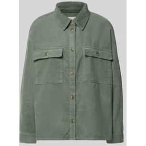 Loose fit overhemdjack van puur katoen, model 'MOXIE'