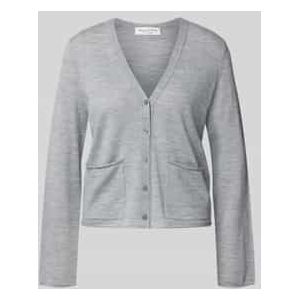 Marc O'Polo - Gebreid Jack - Regular Fit - Scheerwolmix