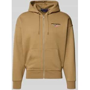 Sweatjack met labelstitching