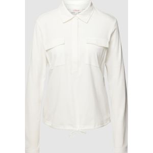 Blouse met borstzakken