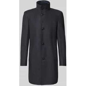 Slim fit lange wollen jas van wolmix, model 'HYDE'