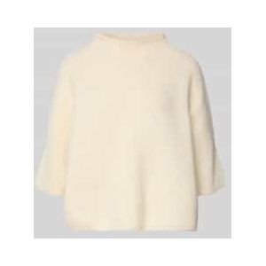Gebreide pullover van alpacamix met opstaande kraag, model 'Talene'