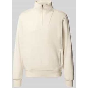 Champion - Authentic Athletic Apparel - Sweatshirt - Wit - Halve Rits