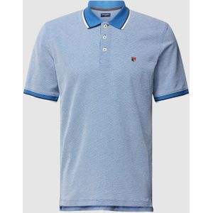 Poloshirt met contraststrepen, model 'BLUWIN'