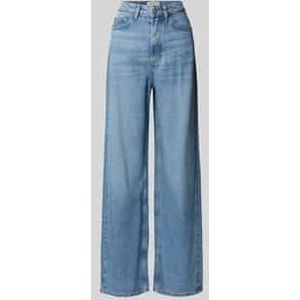 Wide leg jeans van een mix van lyocell en katoen, model 'TOLVA'