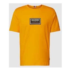 Tommy Hilfiger - T-shirt - Effen - Puur Katoen - Recht Model - Ronde Hals