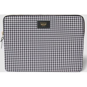 Laptoptas met pied-de-poule-motief, model 'Celine'