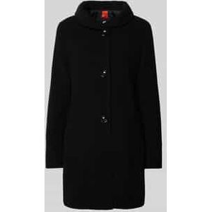 Regular fit lange jas van lanawolmix met kasjmier