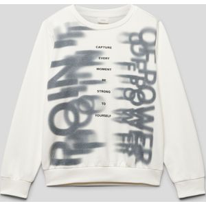 Sweatshirt met motiefprint