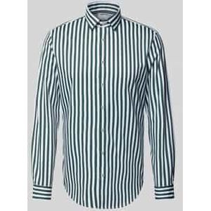 Slim fit zakelijk overhemd met kentkraag