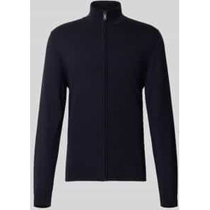 Gebreid vest met opstaande kraag