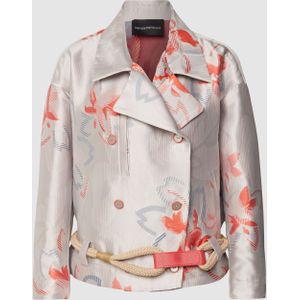 Blazer met bloemenmotief