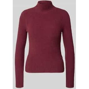 Gebreide pullover met opstaande kraag, model 'MARION'