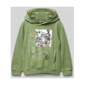 Regular fit hoodie met fotoprint