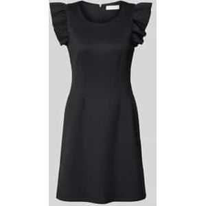 Mini-jurk met ronde hals